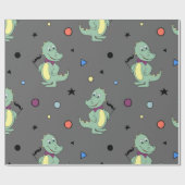 Papier Cadeau Thème Jungle personnalisé Anniversaire (Plat)