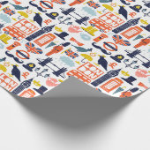Papier Cadeau Thème Londres (Coin)