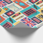 Papier Cadeau Thème Londres (Coin)