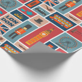 Papier Cadeau Thème Londres (Coin)