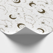 Papier Cadeau Thème Lune céleste (Coin)
