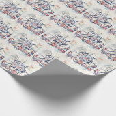 Papier Cadeau Thème nautique Obtenons Nauti (Coin)