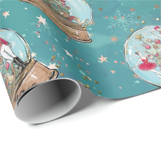 Papier Cadeau Thème Nutcracker (Coin rond)