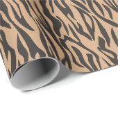 Papier Cadeau Thème poster de animal Wild Safari (Coin rond)