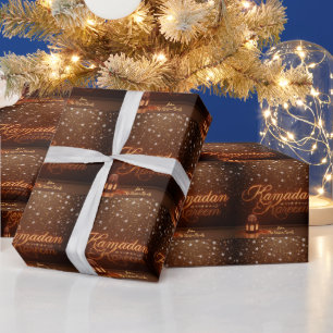 papier cadeau thème Ramadan Kareem pour célébratio