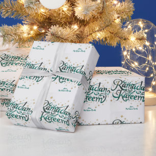 papier cadeau thème Ramadan Kareem pour célébratio