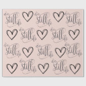 Papier Cadeau Thème Rose Anniversaire (Plat)