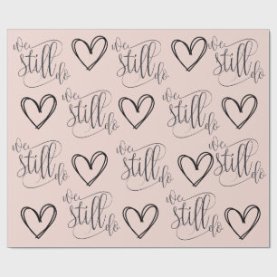 Papier Cadeau Thème Rose Anniversaire