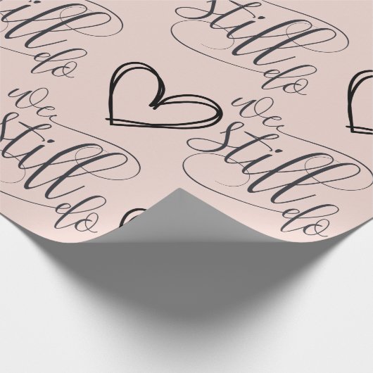 Papier Cadeau Thème Rose d'Anniversaire (Coin)