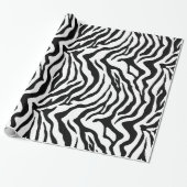 Papier Cadeau Thème safari zebra poster de animal (Déroulé)