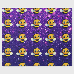 Papier Cadeau Thème Souris Mignon Charmant Vibrant