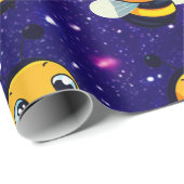 Papier Cadeau Thème Souris Mignon Charmant Vibrant (Coin rond)