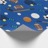 Papier Cadeau Thème sportif (Coin)