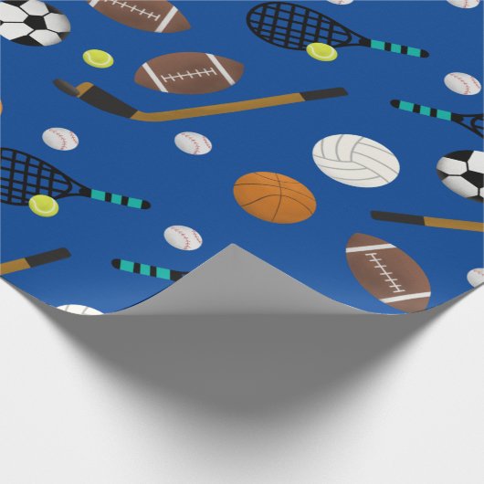 Papier Cadeau Thème sportif (Coin)
