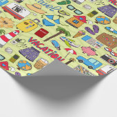 Papier Cadeau Thème vacances (Coin)