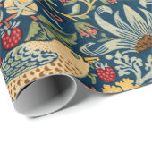 Papier Cadeau Thief de fraises par William Morris (Coin rond)