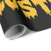 Papier Cadeau This is My Scary Dog Dad Costume (Coin rond)