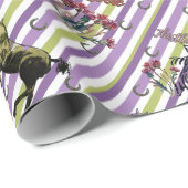 PAPIER CADEAU THISTLEBROOK STORES CHEVAUX DÉLICIEUX MARQUE WRAPP (Coin rond)