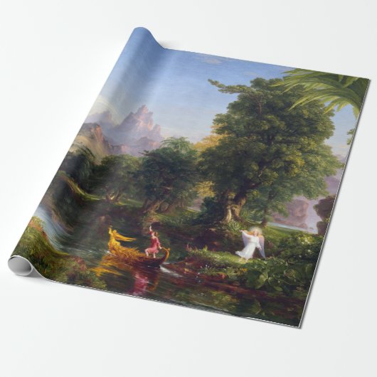 Papier Cadeau Thomas Cole La jeunesse du voyage (Déroulé)