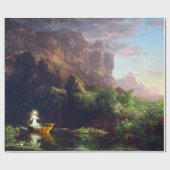 Papier Cadeau Thomas Cole Le voyage de la vie Enfance (Plat)