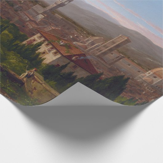 Papier Cadeau Thomas Cole Vue de Florence (Coin)