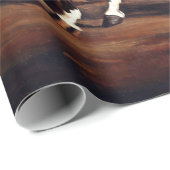 Papier Cadeau Thomas J Portrait de Lexington (Coin rond)