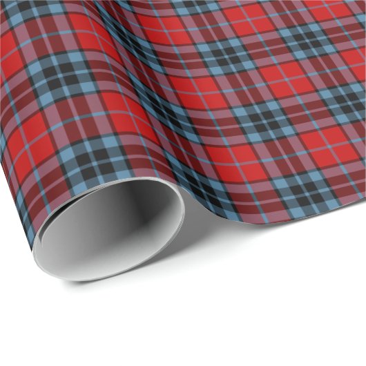 Papier Cadeau Thompson Clan Tartan (Coin rond)