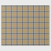Papier Cadeau Thomson Camel Tartan Plaid Family Mode Motif (Plat)