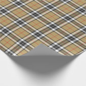 Papier Cadeau Thomson Camel Tartan Plaid Family Mode Motif (Coin)