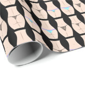 Papier Cadeau Thong Panty Thunder_Cove (Coin rond)