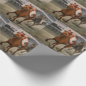 Papier Cadeau Thoroughbred Race Horse gagne Classic (Coin)