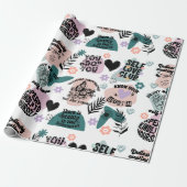 Papier Cadeau Thoughts motivationnel (Déroulé)