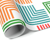 Papier Cadeau Threads carré (Coin rond)