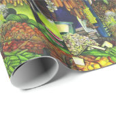 Papier Cadeau Threads communs des interactions humaines (Coin rond)