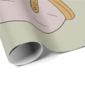 PAPIER CADEAU THREE KING CROWN WRAPPING PAPER (Coin rond)