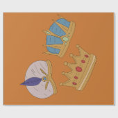 PAPIER CADEAU THREE KING CROWN WRAPPING PAPER (Plat)