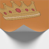 PAPIER CADEAU THREE KING CROWN WRAPPING PAPER (Coin)