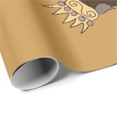 PAPIER CADEAU THREE KING WRAPPING PAPER  (Coin rond)