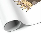 PAPIER CADEAU THREE KING WRAPPING PAPER (Coin rond)