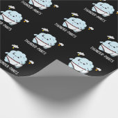 Papier Cadeau Thunderpants Funny Cloud Météo Pun Dark BG (Coin)