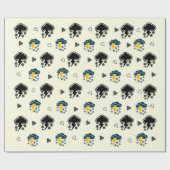 Papier Cadeau "Thunderstorm Elegance : papier ☁️ et ⚡. (Plat)