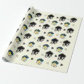 Papier Cadeau "Thunderstorm Elegance : papier ☁️ et ⚡. (Déroulé)