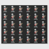 Papier Cadeau Thyme pour rocher drôle Herbe Pun Dark BG (Plat)