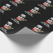 Papier Cadeau Thyme pour rocher drôle Herbe Pun Dark BG (Coin)