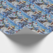 Papier Cadeau Tibetan Terrier Christmas Prayer Flags Holiday (Coin)