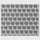 Papier Cadeau Tic Tac Toe (Plat)
