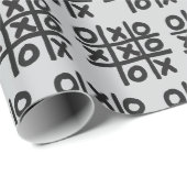 Papier Cadeau Tic Tac Toe (Coin rond)