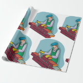 Papier Cadeau Ticklayer au travail (Déroulé)