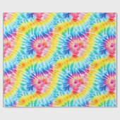 Papier Cadeau Tie cool Frotte Tie Dye (Plat)