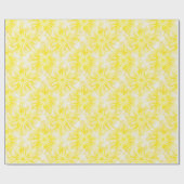Papier Cadeau Tie Dye jaune (Plat)